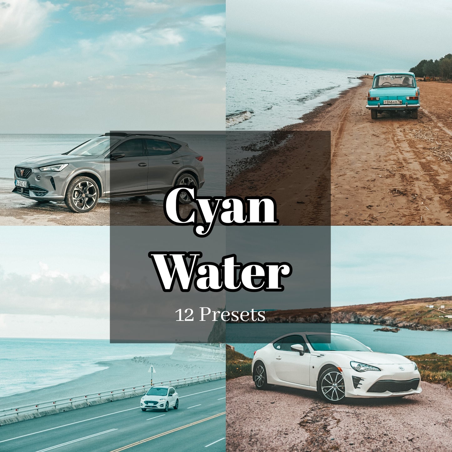 Cyan Water - 12 Presets Pack