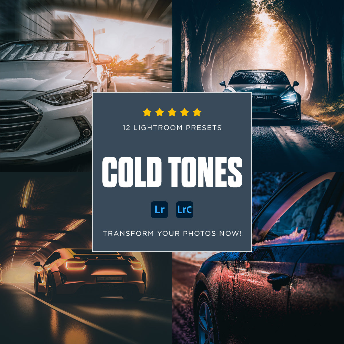 Cold Tones - 12 Presets Pack