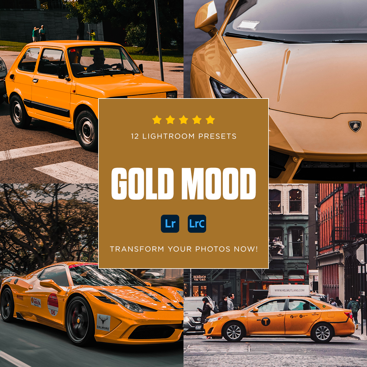 Gold Mood - 12 Presets Pack