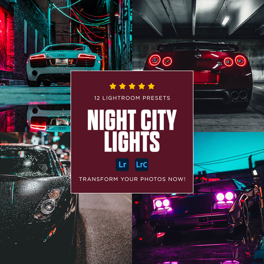 Night City Lights - 12 Presets Pack