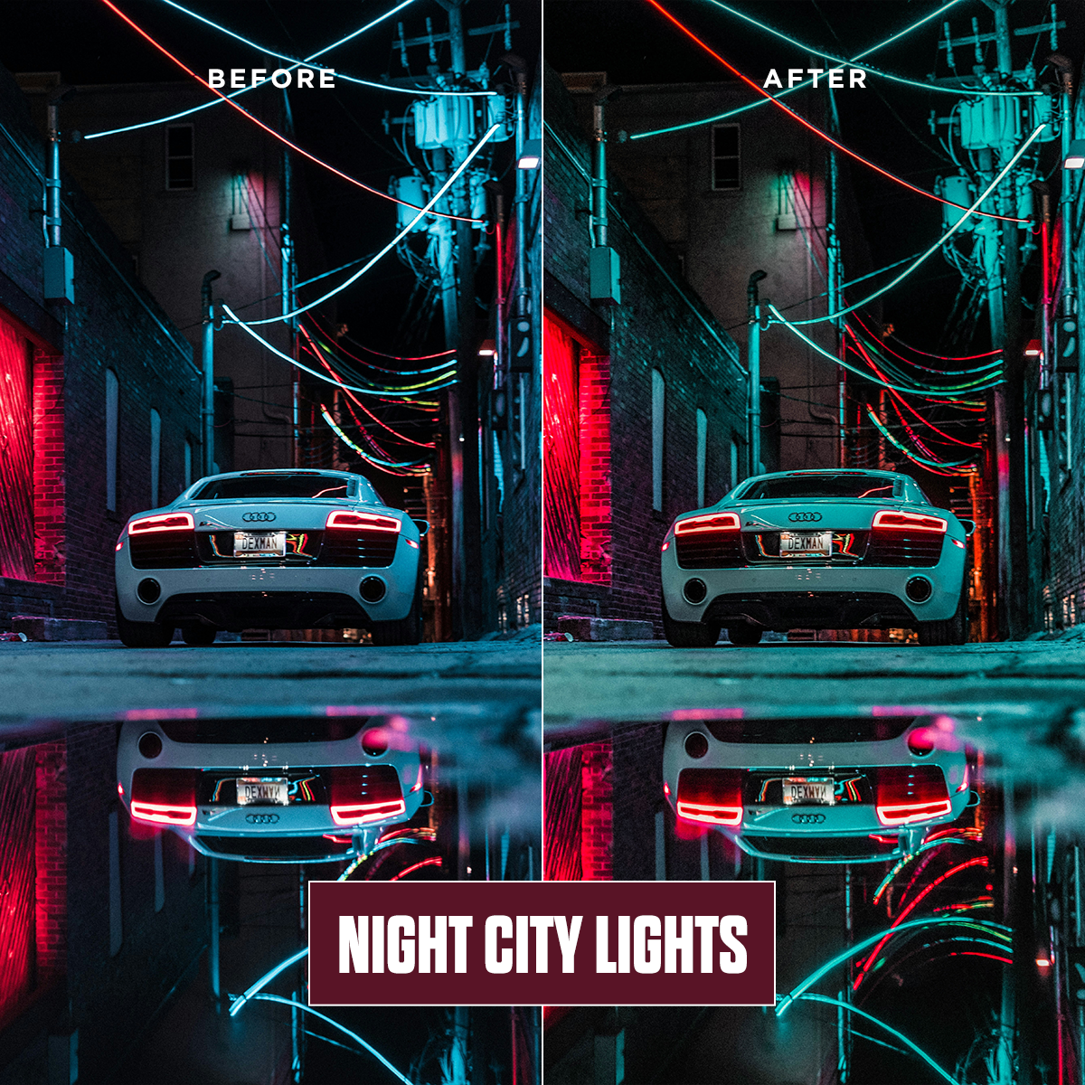 Night City Lights - 12 Presets Pack