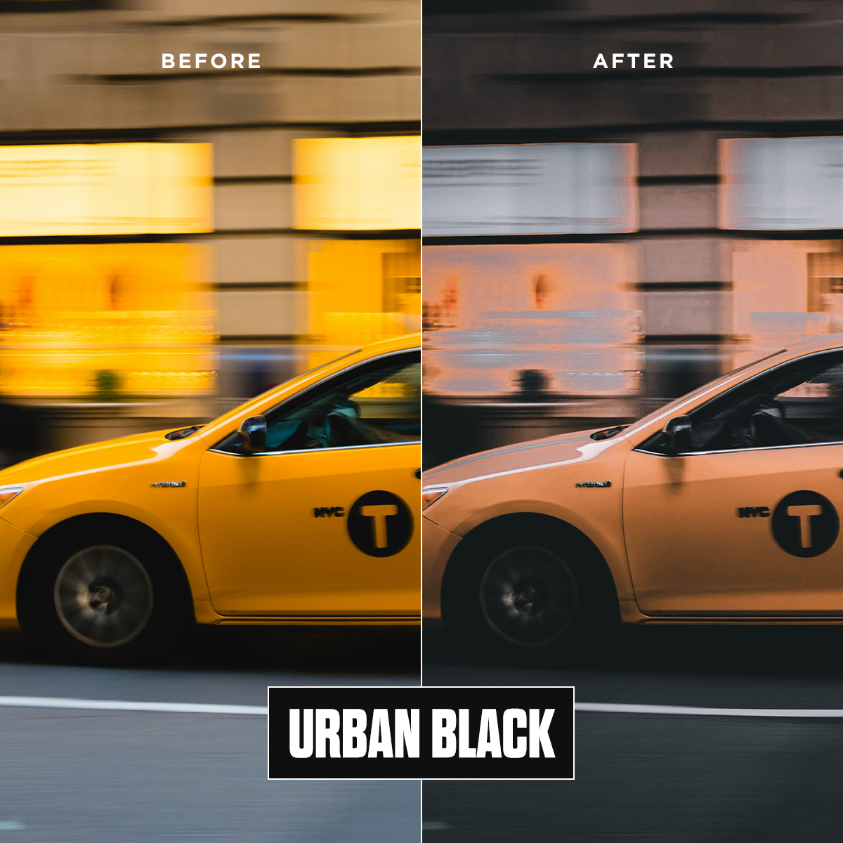 Urban Black - 12 Presets Pack