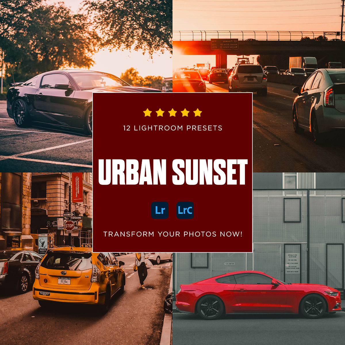 Urban Sunset - 12 Presets Pack