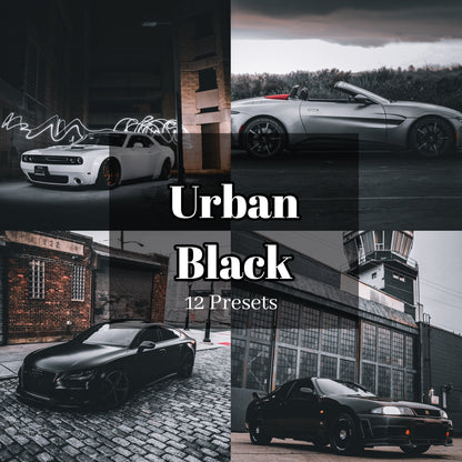 Urban Black - 12 Presets Pack